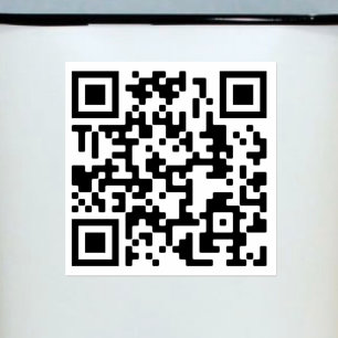 電話スキャン用のビジネス頭が切れるQRコード シール