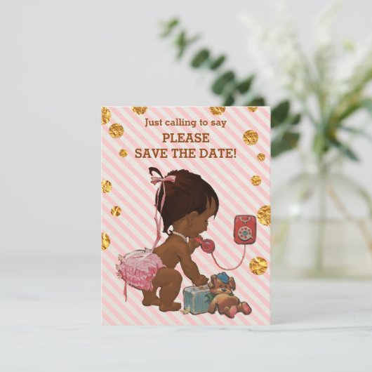 電話ストライプな点の民族の女の子は日付を救います セーブザデート (スタンド正面)