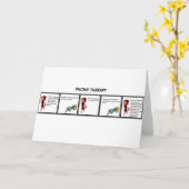 電話セラピーグリーティングカード カード (黄色い花)