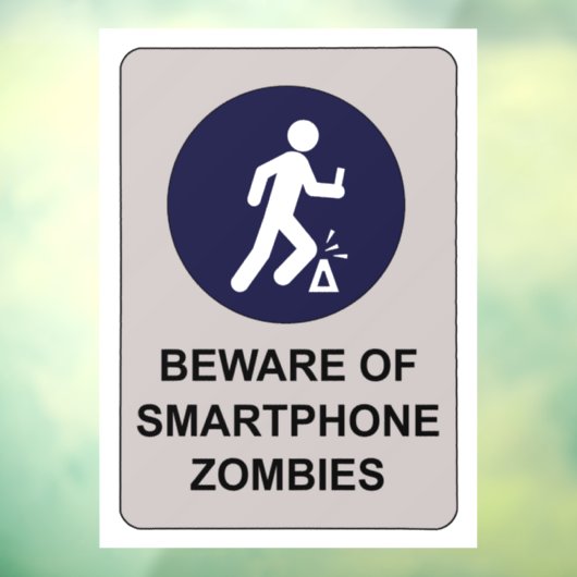 電話ゾンビ頭が切れるサインに注意 ウィンドウサイン (シート3)