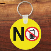 電話ゾーンのキーチェーンなし キーホルダー (正面)