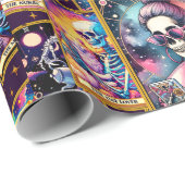 電話タロットカード中毒 ラッピングペーパー (ロールコーナー)