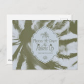 電話ダウン、手のひら上げ – 白い蓮 ポストカード (正面/裏面)