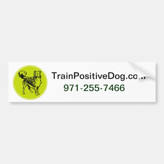 電話バンパーステッカー バンパーステッカー (正面)