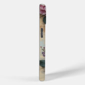 電話パーソナライズされたケースダークパープル牡丹 Case-Mate iPhoneケース (裏面 / 右)