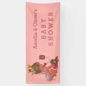 電話パーソナライズなベビーシャワーの小さいプリンセス 横断幕 (縦)