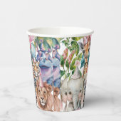 電話パーティー動物サファリ誕生日パーティー 紙コップ (左)