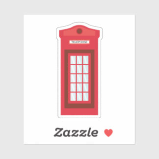 電話ブースのシール シール