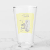 電話ブースバービアグラス タンブラーグラス (裏面)