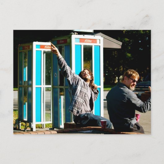 電話ブースファン ポストカード (正面)
