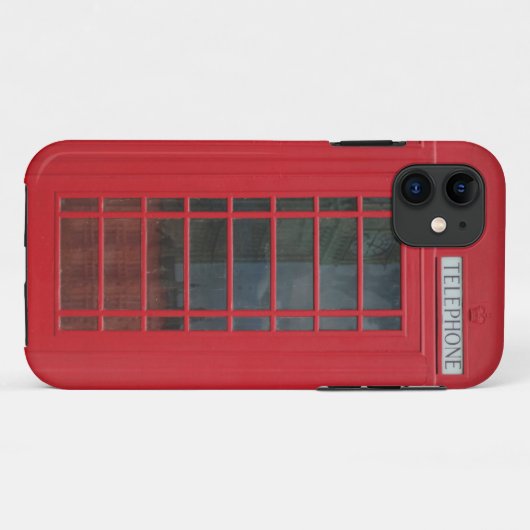 電話ブース Case-Mate iPhoneケース (裏面(横))