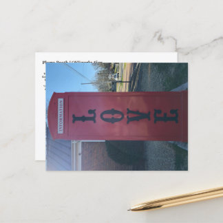 電話ブースLOVEworksサイン ポストカード