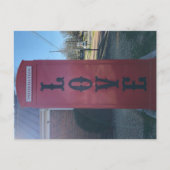 電話ブースLOVEworksサイン ポストカード (正面)