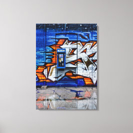 電話ブースNo 12色版反射 キャンバスプリント