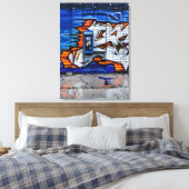 電話ブースNo 12色版反射 キャンバスプリント (インサイチュ (寝室))