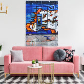 電話ブースNo 12色版反射 キャンバスプリント (インサイチュ (リビング))