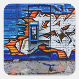 電話ブースNo 12色版反射 スクエアシール