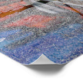 電話ブースNo 12色版反射 ポスター (角)