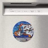 電話ブースNo 12色版反射 マグネット (インサイチュ (食洗機))