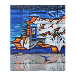 電話ブースNo 12色版反射 メタルプリント