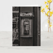 電話ブースNo 32 カード (黄色い花)