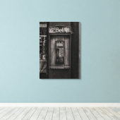 電話ブースNo 32 キャンバスプリント (インサイチュ (ウッドフロア))