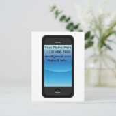 電話ベビーシットはがき ポストカード (スタンド正面)