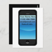 電話ベビーシットはがき ポストカード (正面/裏面)