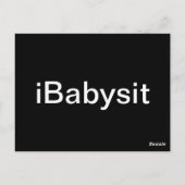 電話ベビーシットはがき ポストカード (裏面)