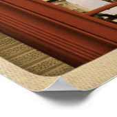 電話ボックスとビッグベンの塔 ポスター (角)