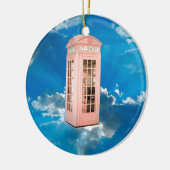 電話ボックス セラミックオーナメント (左)