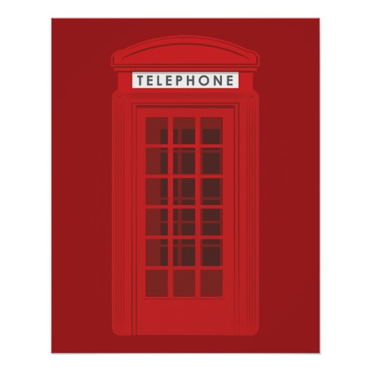 電話ボックス ポスター (正面)