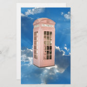 電話ボックス 便箋 (正面/裏面)