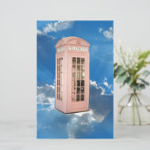 電話ボックス 便箋 (スタンド正面)