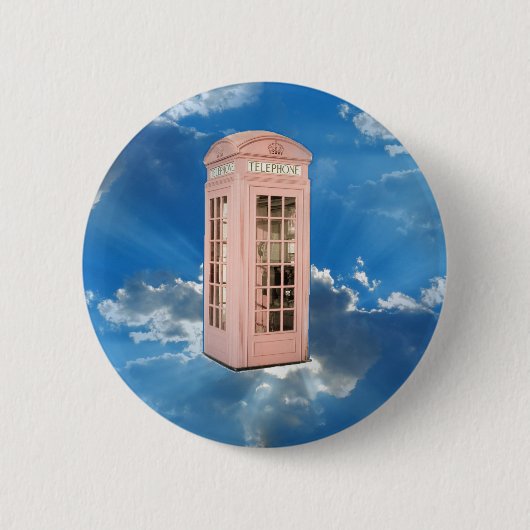 電話ボックス 缶バッジ (正面)