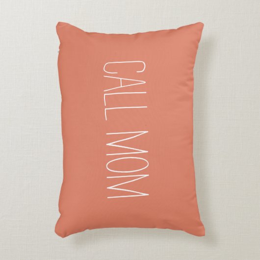 電話ママ文字ママ部屋の枕 アクセントクッション (正面(垂直))