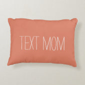 電話ママ文字ママ部屋の枕 アクセントクッション (裏面)