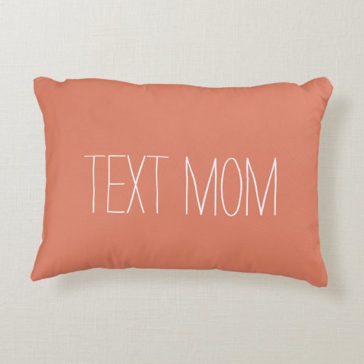 電話ママ文字ママ部屋の枕 アクセントクッション (裏面)