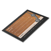 電話メッセージ秘書メモ帳 ノートパッド (アングル)