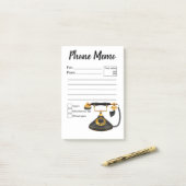 電話メモ ポストイット (デスク上)