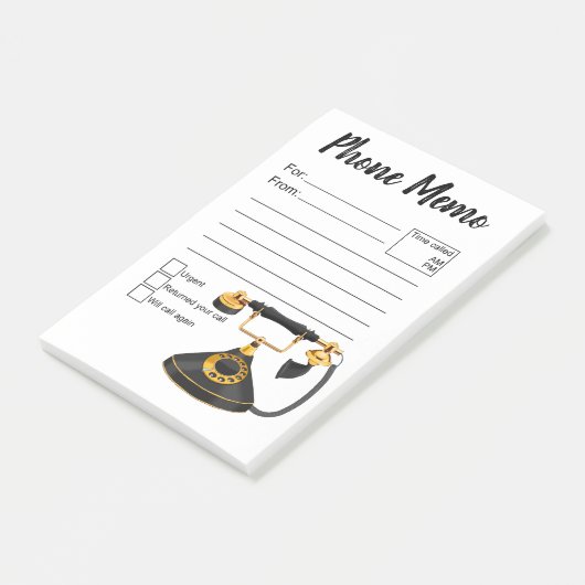 電話メモ ポストイット (アングル)