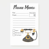 電話メモ ポストイット (正面)