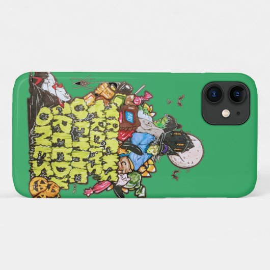 電話モンスター Case-Mate iPhoneケース (裏面(横))