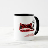 電話レトロ映画広告からの恐怖物語 マグカップ (正面右)