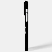 電話ヴィンテージ電話の白黒 Case-Mate iPhoneケース (裏面 / 左)