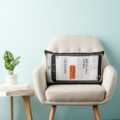 電話不機嫌妻のギフト – 文字話パーソナライズされた ランバークッション (椅子)