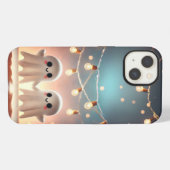 電話不気味ケースのカップル iPhoneケース (裏面横)