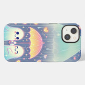 電話不気味ケースのカップル iPhoneケース (裏面横)