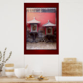 電話中国のブースプリント ポスター (キッチン)