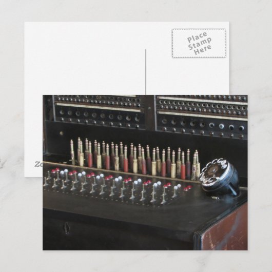 電話交換機 ポストカード (正面/裏面)